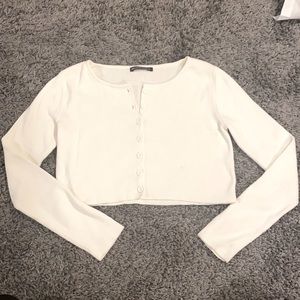 Brandy Melville White Crop Top